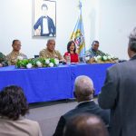 Meeting with international organizations in the Juan Pablo Duarte room with the general director and other authorities of our institution.